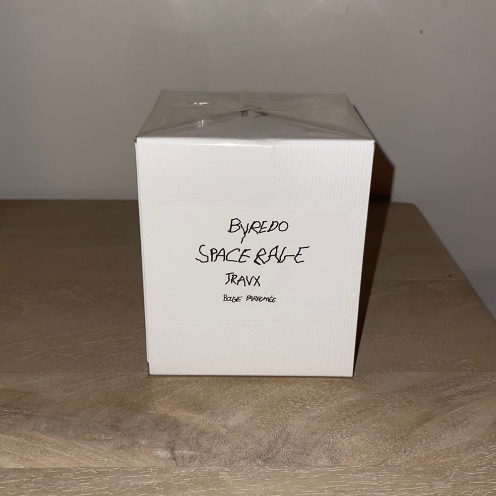 Byredo Candle Space Rage Limited Edition collaboration with Travis Scott